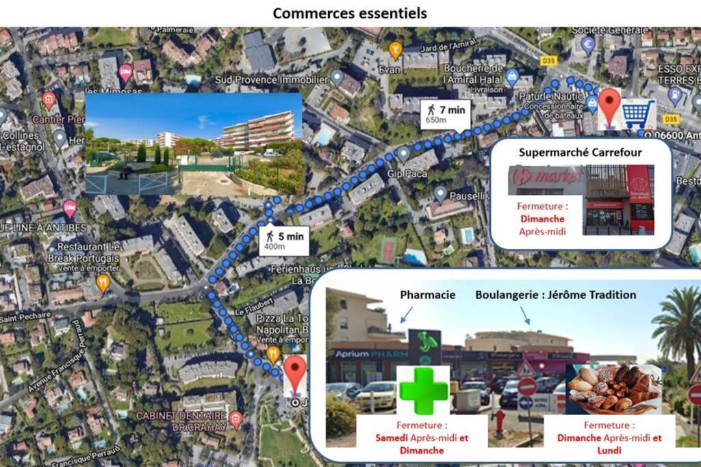 Casalionelantibes Appartement de 70m2 avec jardins et parking Extérieur photo